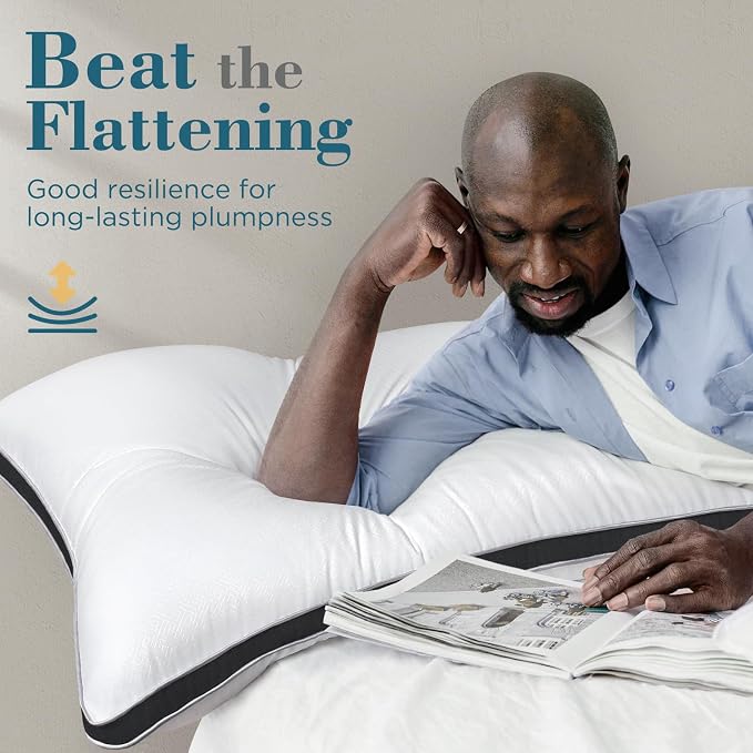 viewstar Bed Pillows King Sizes Set of 2, Hotel Quality Cooling Down - Image 5