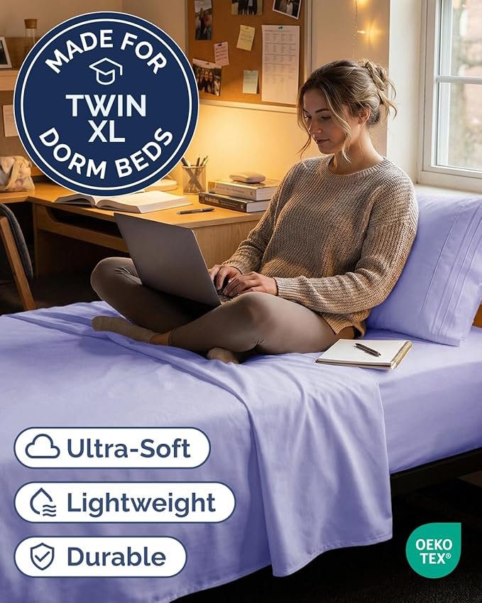 Twin XL Size 3 Piece Sheet Set - Image 2