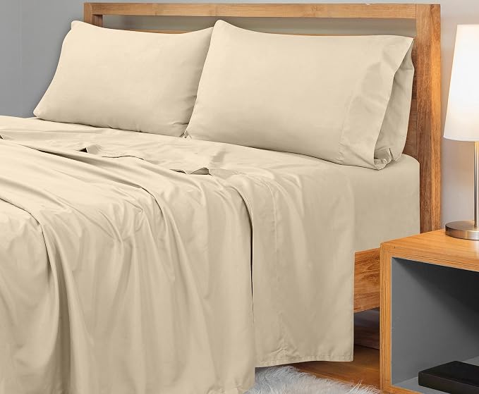 Royale Linens 300 Thread Count 100% Long Staple Combed Cotton Flat Sheet - Image 6
