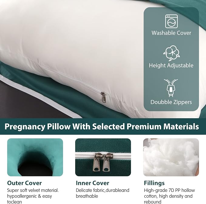 U-Shaped Full Body Pregnancy Pillow - Image 4