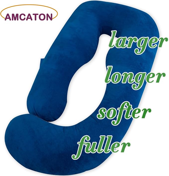 60 Inch Pregnancy Pillows for Sleeping, Extra Large U Shaped Body Pillow - Image 2
