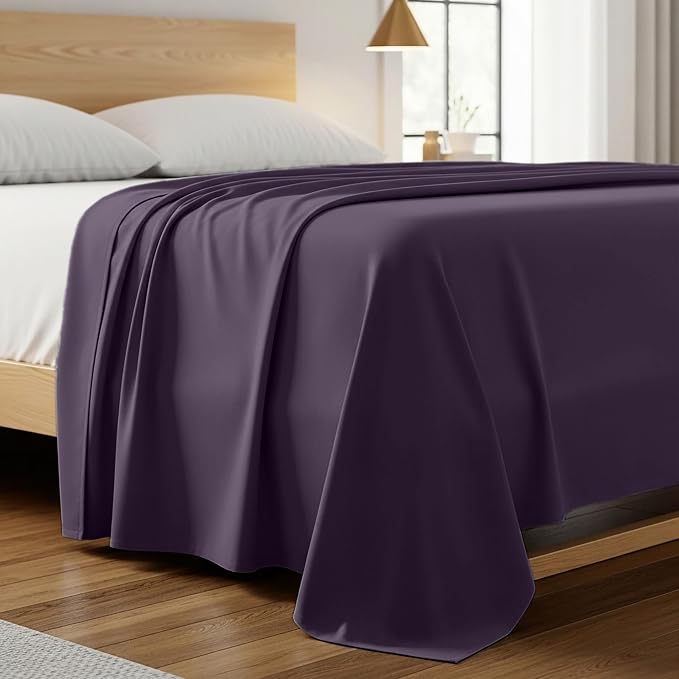 Mellanni California King Size Flat Sheet by Mellanni