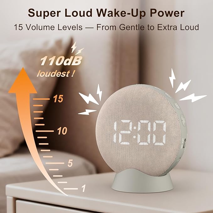 SolaceRise Super Loud Alarm Clock - Image 6