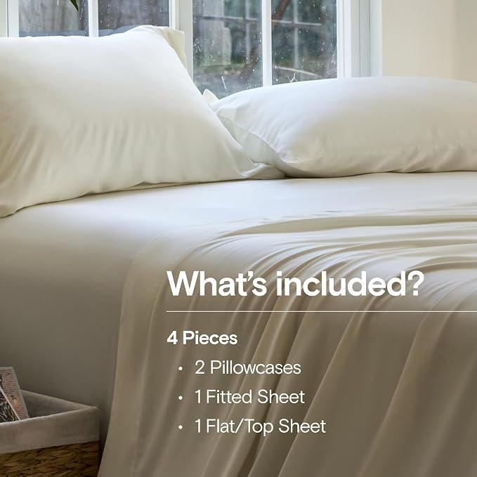 DOZ Sheet Set, 100% Viscose derived from Bamboo, Organically Grown, Buttery Soft - Image 2