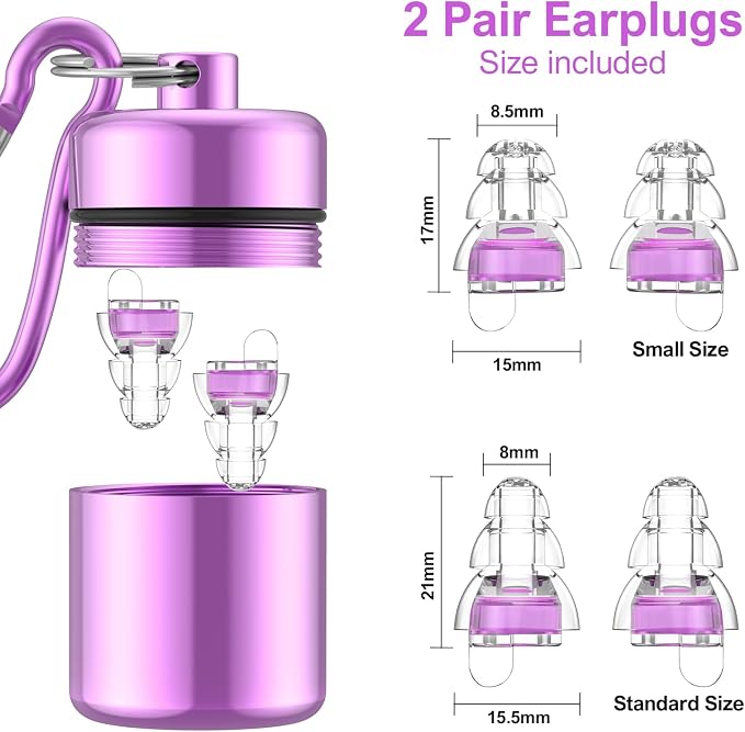 High Fidelity Concert Earplugs for Concerts Musicians，Earplugs for noise - Image 2