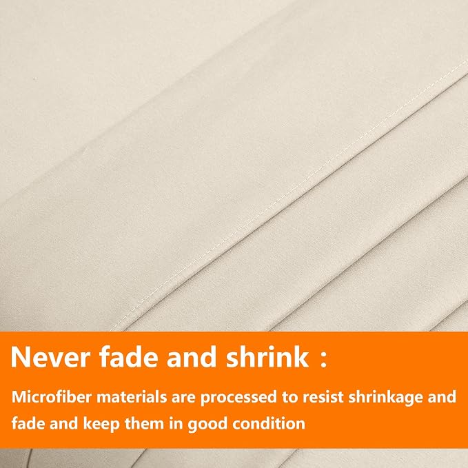 TAIMIT Light Beige Full Size Comforter Set - Image 7