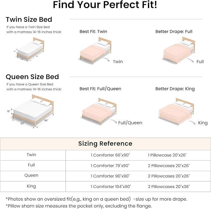 Love's cabin Pink Twin/Twin XL Comforter Set, 2-Piece Prewashed Bed Set - Image 8