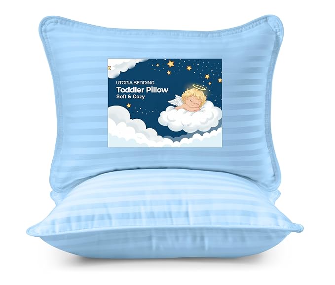 Utopia Bedding Toddler Pillow, 13x18 Small Kids Pillow by UTOPIABEDDING