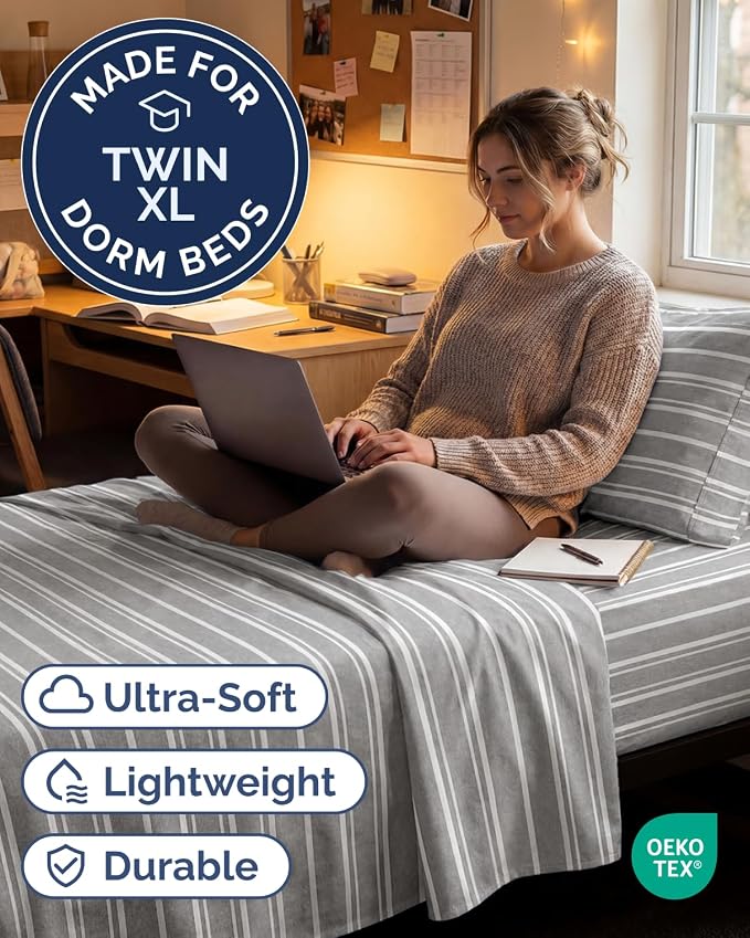 Twin XL Size 3 Piece Sheet Set - Image 2