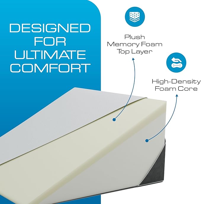 Kolbs Bed Wedge Pillow for Sleep Apnea, FSA Eligible Acid Reflux, and Back Pain - Image 10