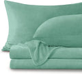 BEDELITE Flannel Sheets Full Size Haze Blue by BEDELITE