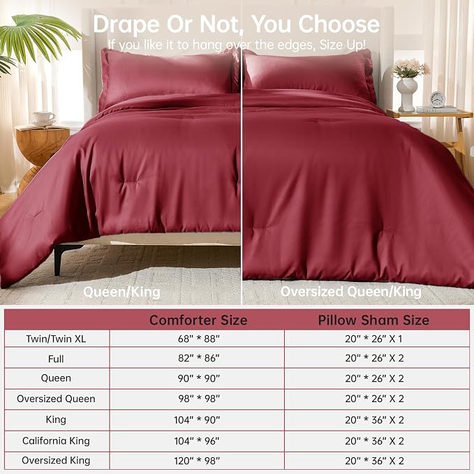 MUXHOMO Queen Comforter Set, All Season Ultra Soft Down Alternative Bedding - Image 8