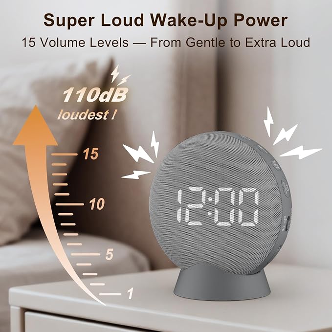 SolaceRise Super Loud Alarm Clock - Image 6