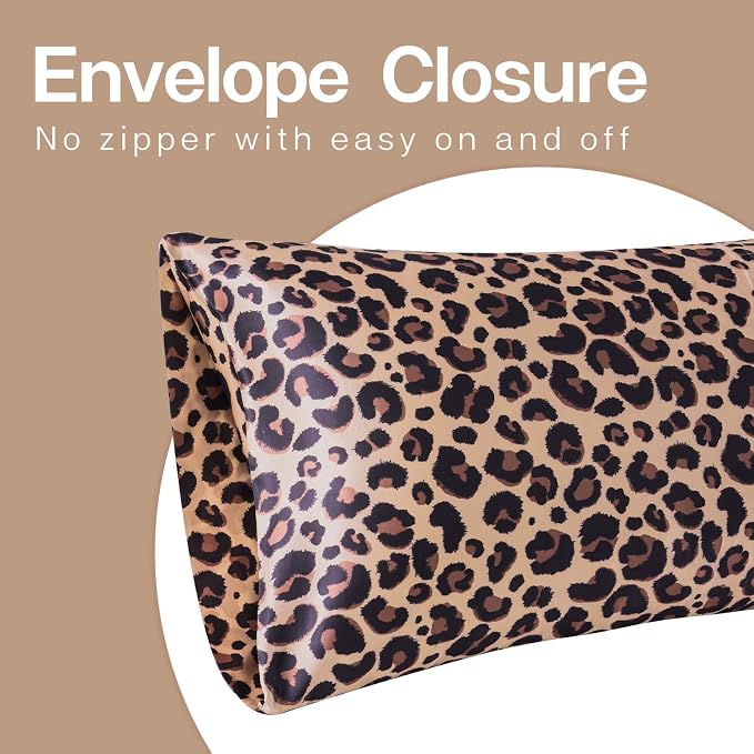 MR&HM Satin Pillowcase for Hair and Skin, Silk Satin Pillowcase 2 Pack - Image 5