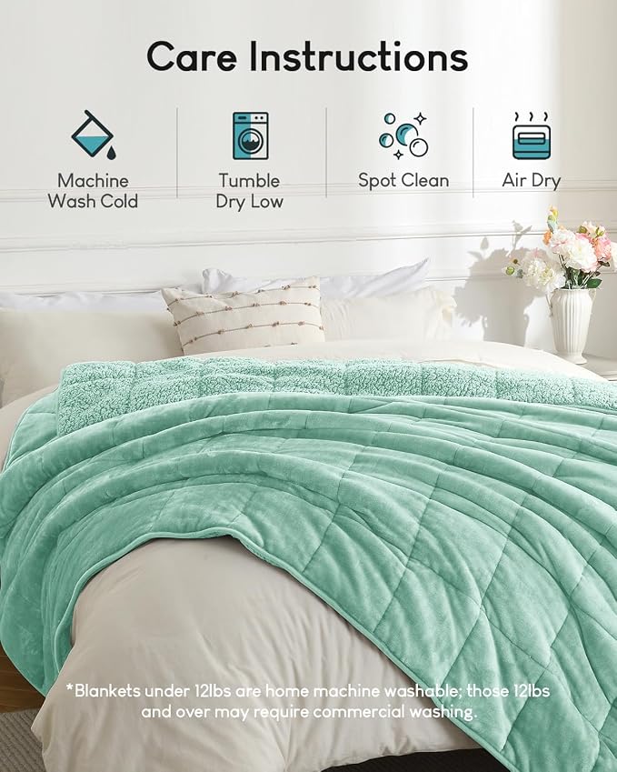 Cottonblue Weighted Blanket for Adults 20 lbs Queen Size 60x80 inches, Cozy - Image 7