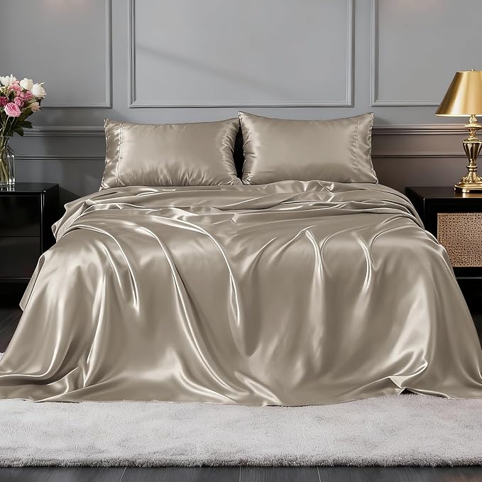 FreshCulture Satin Sheets King Size - Image 2