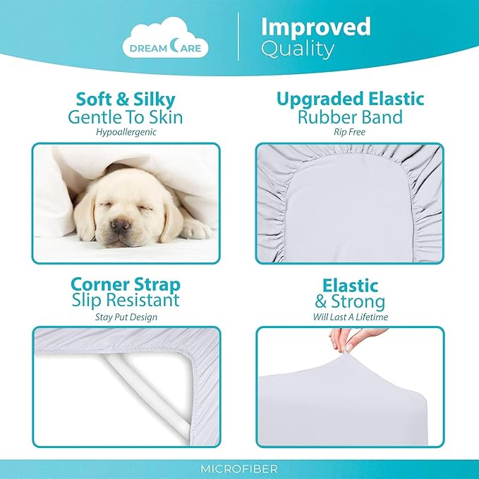DREAMCARE Twin Fitted Sheet - Image 6