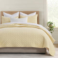 HORIMOTE HOME Quilt Twin Size Light Yellow, Lightweight Quilt by HORIMOTEHOME