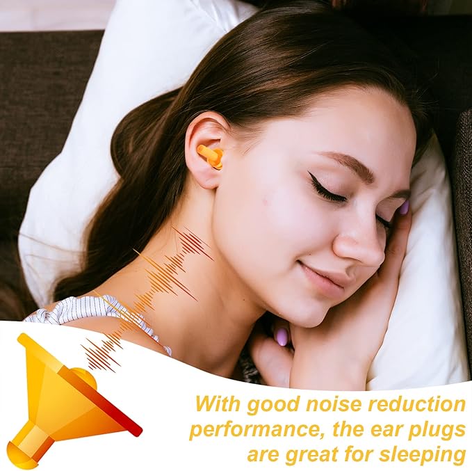 Ear Plugs Silicone Ear Plugs Waterproof Reusable Earplugs Noise Reduction - Image 5