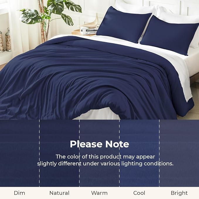 Litanika Twin XL Comforter Set Indigo, 2 Pieces Extra Long Dorm Bedding Sets - Image 8
