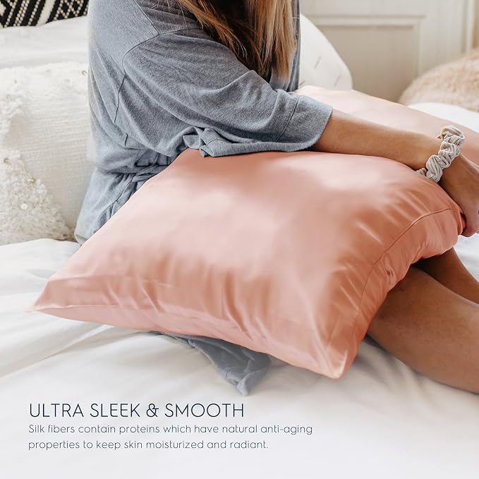 Tafts Silk Pillow Case - 22mm 100% Pure Mulberry 6A Silk Pillowcase - Image 4