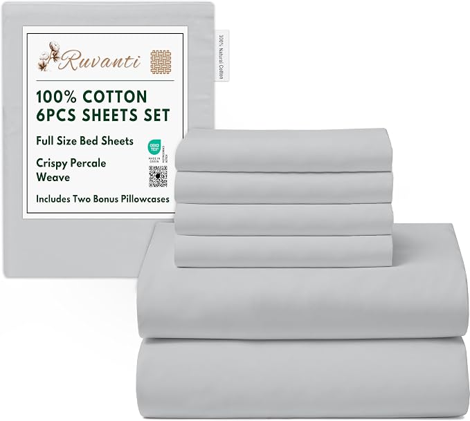 RUVANTI 6 Pcs Cotton Sheets - Image 8
