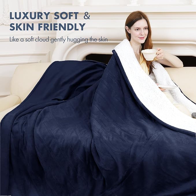Electric Heated Blanket Twin 62" x 84" - Image 4
