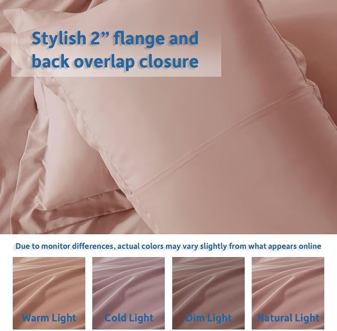 Nestl Blush Pink Duvet Cover Full Size - Image 8