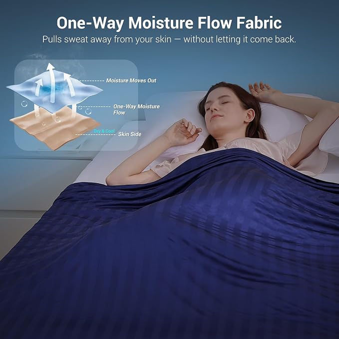 Elegear Cooling Blanket for Hot Sleepers, Arc-Chill® 3.0 Cooling Tech Q-Max >0.5 - Image 4