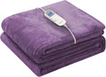 Wapaneus Foot Pocket Heated Blanket Electric Throw by Wapaneus