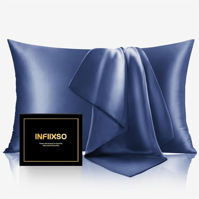 INFIIXSO Mulberry Silk Pillow Case King Size, Silk Pillowcase by INFIIXSO