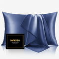 INFIIXSO Mulberry Silk Pillow Cases King Size Set of 2, Silk Pillowcase by INFIIXSO