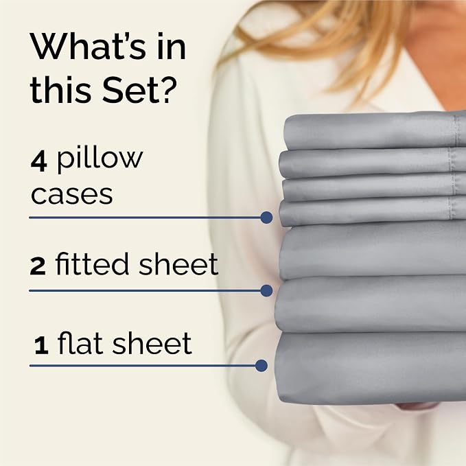 Split King 7 Piece Sheet Set - Image 2