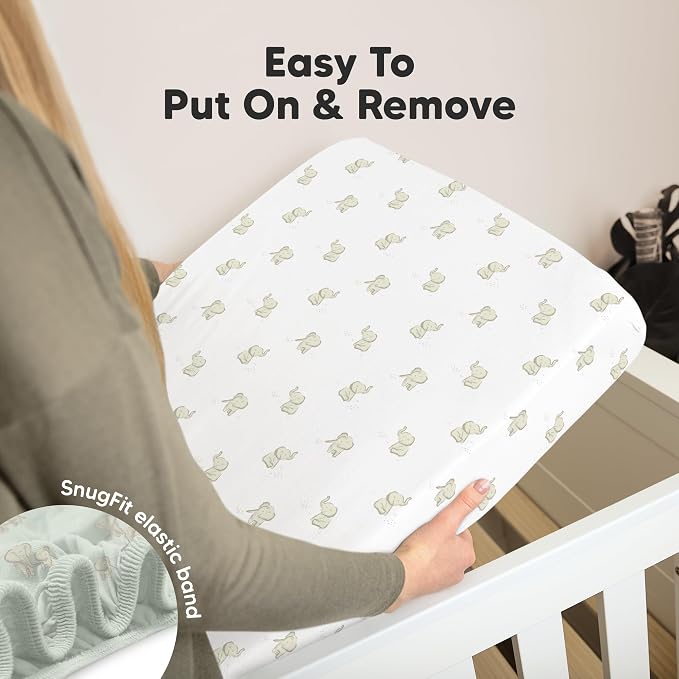 KeaBabies 2-Pack Organic Crib Sheets - Image 6