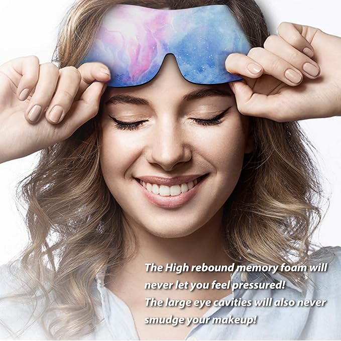 PrettyCare 3D Sleep Mask 2 Pack, Eye Mask - Image 5