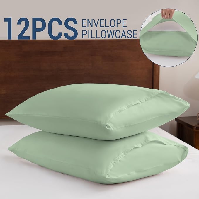 Pillowcases King 12 Pack, 20x36 Pillow Cases - Image 5