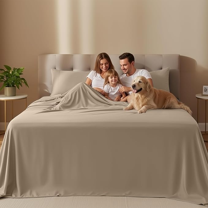 Utopia Bedding Queen Size Sheet Set – 4 Piece Bed Sheets, Soft and Breathable - Image 2