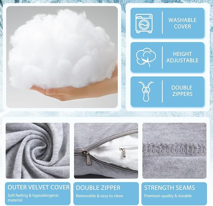 Chilling Home Pregnancy Pillow, Full Body Maternity Pillow - Image 6