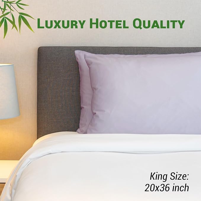 Gogreen Bamboo Rayon Waterproof Pillow Protector, Breathable Pillow Cover - Image 7