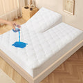 Split Top King Mattress Protector Pad Waterproof Quilted, Mattress Cover by SpringspiritBedding