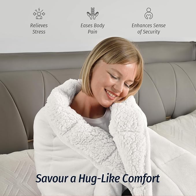 Wemore Sherpa Fleece Weighted Blanket - Image 3
