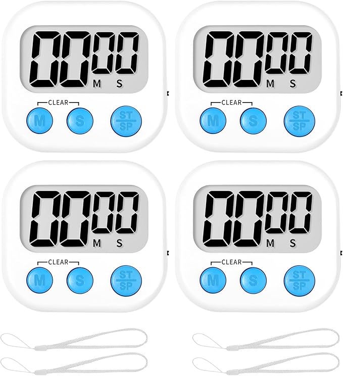 ZILLEEN Classroom Timer for Kids Teachers 4 Pack Digital Timers by ZILLEEN