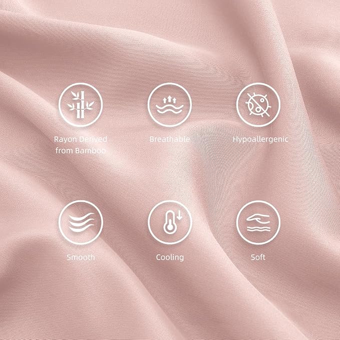 Standard Pillowcases, Cooling Viscose from Bamboo Pillow Covers - Image 5