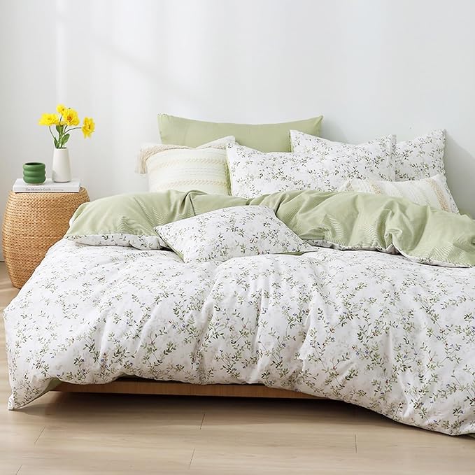 LEMIROE Botanical Cotton Comforter Twin Size by LEMIROEBEDDING