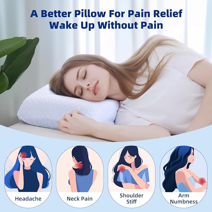 Adjustable Thin Memory Foam Pillow - Image 6