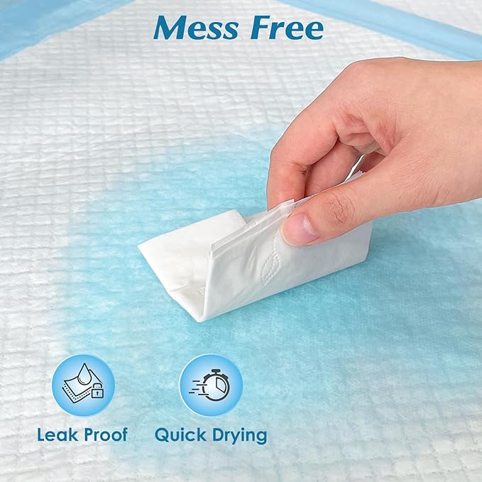 50 Count 36" x 36" Super Absorbency Disposable Underpads - Image 4