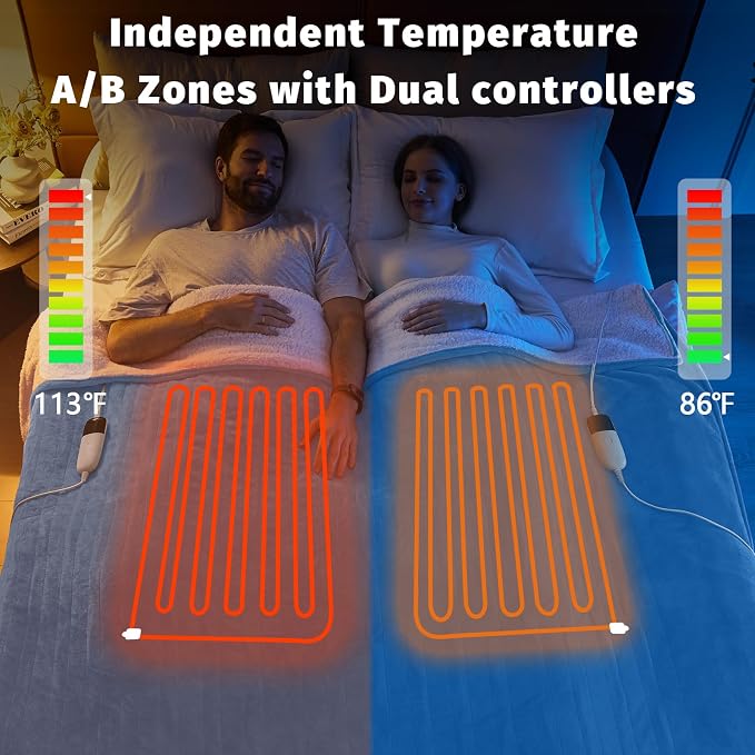Heated Electric Blanket Queen Size - Image 2