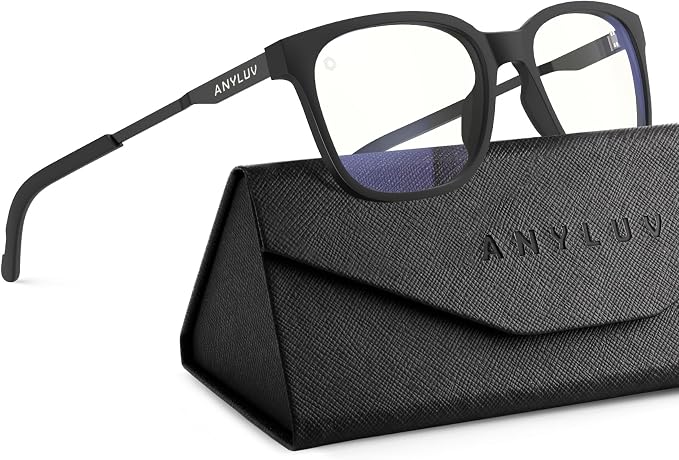 ANYLUV Blue Light Glasses for Men, Lightweight Computer Gaming Glasses by ANYLUV