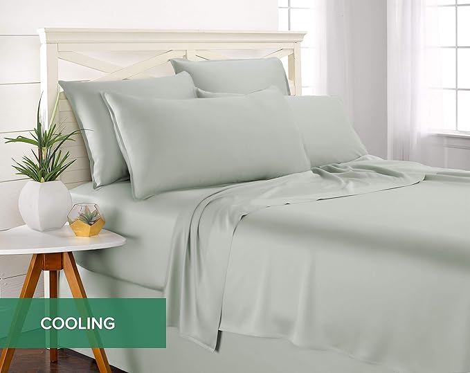 Queen Pillowcases by Pure Bamboo, Genuine 100% Organic Viscose Derived from - Image 5