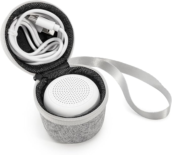 Babelio Portable White Noise Machine + Travel Case in Grey, - Image 2